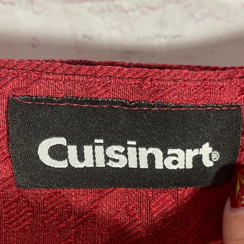 Cuisinart burgundy jacquard